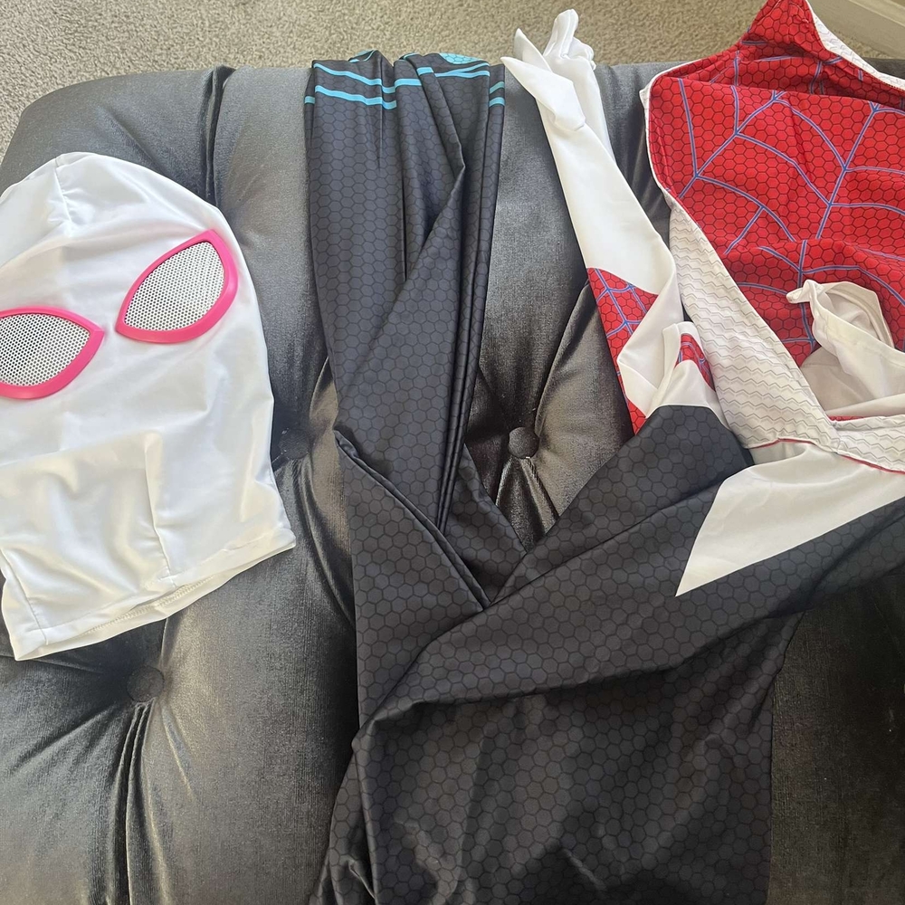 Spider-Themed Costume with Mask